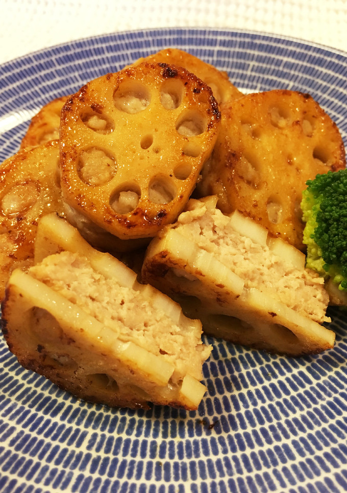 蓮根の挟み焼き-レシピのメイン写真