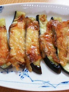カリとろ~。茄子のとろけるチーズ焼き-レシピのメイン写真