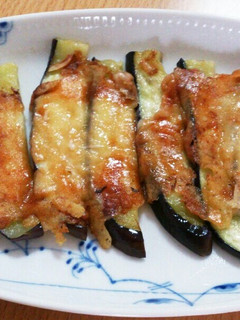 カリとろ~。茄子のとろけるチーズ焼き-レシピのメイン写真