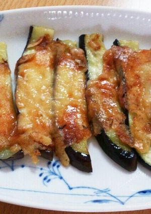 カリとろ～。茄子のとろけるチーズ焼き-レシピのメイン写真