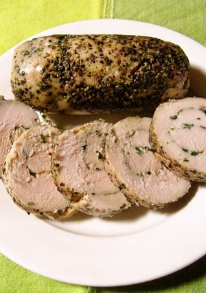 鶏むね肉のペッパーハム-レシピのメイン写真