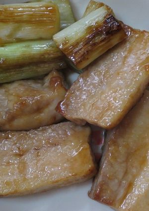 茹で豚と白ネギの甘辛焼き-レシピのメイン写真