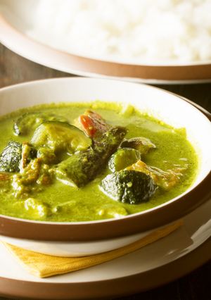 糀甘酒で作るグリーンカレー-レシピのメイン写真