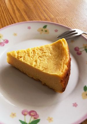 お鍋で焼く♪さつまいものチーズケーキ-レシピのメイン写真