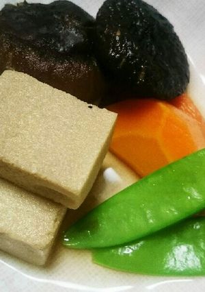 出汁を食べる高野豆腐-レシピのメイン写真