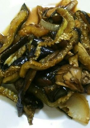 しょうが香る☆なすと舞茸の和風炒め-レシピのメイン写真