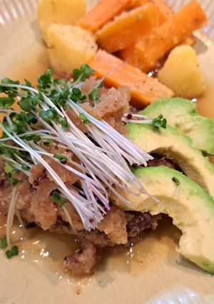 おろし煮込みハンバーグ☆アボカド添え-レシピのメイン写真