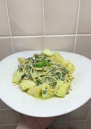 ツナとじゃがいものジュノベーゼ風パスタ-レシピのメイン写真