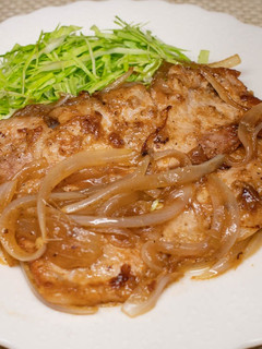 豚ロースと新玉ねぎの塩生姜焼き-レシピのメイン写真