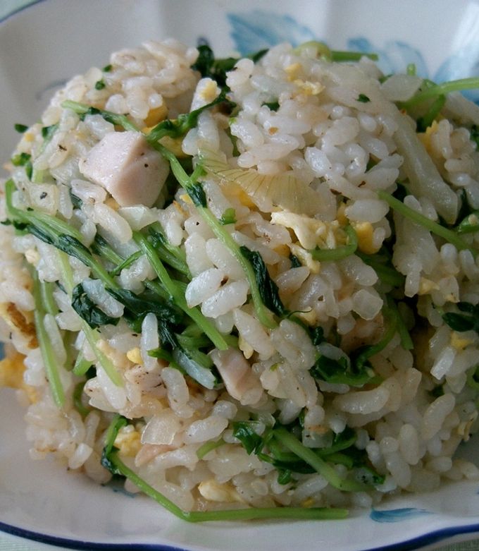豆苗炒飯-レシピのメイン写真
