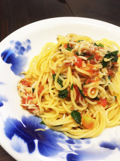 トマトとしらすのパスタ♡-レシピのメイン写真