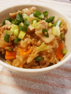 土鍋でも✨柚子胡椒香る豚バラ炊き込みご飯-レシピのメイン写真