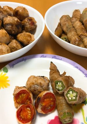 肉まきミニトマト-レシピのメイン写真