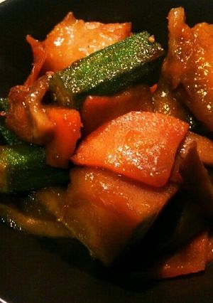 鶏肉とカボチャのカラフル煮物-レシピのメイン写真