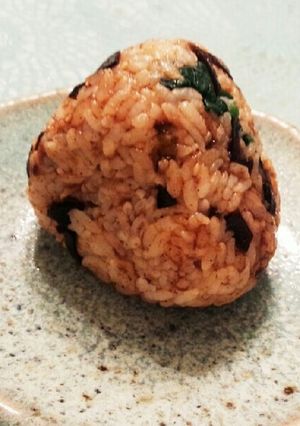 カルシウムたっぷり♡お浸しこんぶにぎり♡-レシピのメイン写真