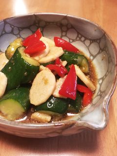 たたいて心もスッキリ!きゅうりの和え物-レシピのメイン写真