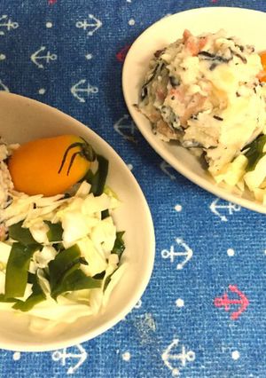 リメイク♪ひじきのチーズポテトサラダ♪-レシピのメイン写真