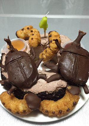 カブトムシケーキ-レシピのメイン写真