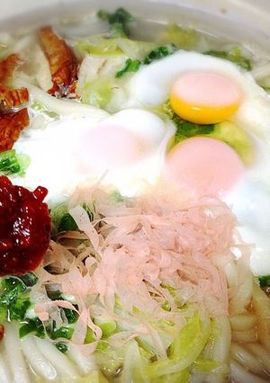 簡単＊いつもの味噌で作る味噌煮込みうどん-レシピのメイン写真