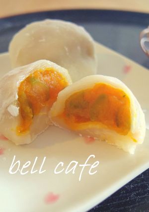 お月見に☆かぼちゃ大福-レシピのメイン写真