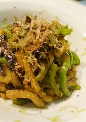 なすとピーマンの甘辛味噌炒め-レシピのメイン写真