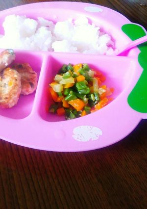 離乳食後期☆野菜とチーズのホイル焼き-レシピのメイン写真