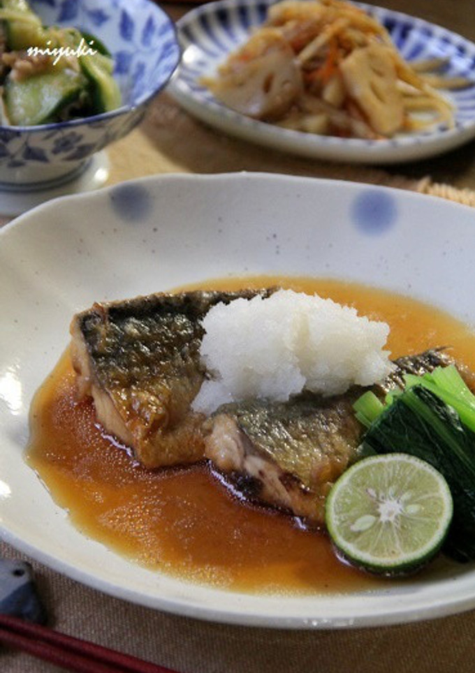 さばのつゆだく煮・みぞれかけ-レシピのメイン写真