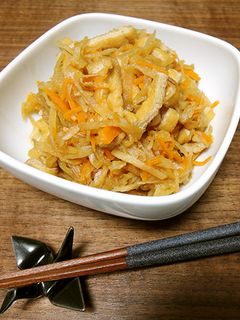 切り干し大根と油揚げの煮物-レシピのメイン写真