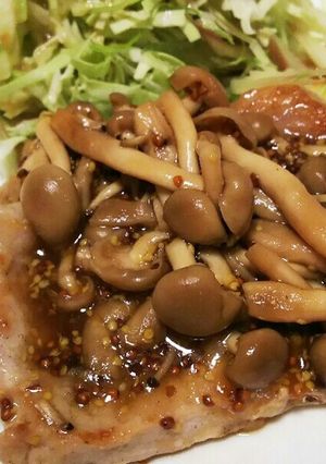 ソテーに！簡単比率の照焼マスタードソース-レシピのメイン写真