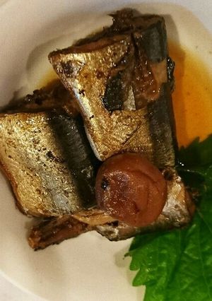 骨まで食べられる！サンマの梅煮-レシピのメイン写真