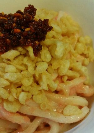 ♡ピリッと辛いコクうま明太うどん♡-レシピのメイン写真