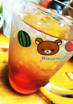 なんかおしゃれ！ザクロ酢ハイボール-レシピのメイン写真