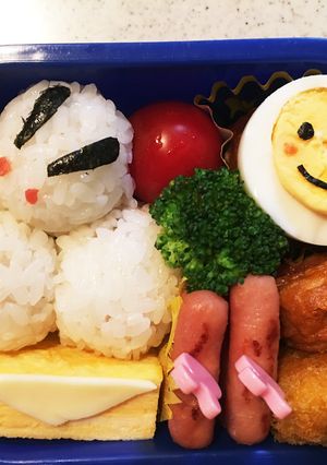 ☆キャラ弁☆お月見弁当-レシピのメイン写真
