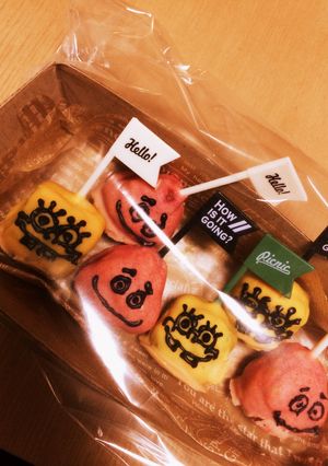 ☆簡単スポンジボブのケーキポップ☆-レシピのメイン写真