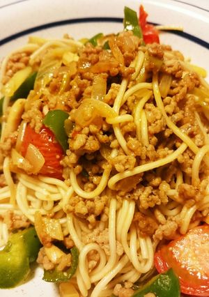 うーめんチャンプル☆カレー風味-レシピのメイン写真