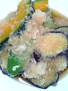 夏野菜の大根おろし醤油浸し-レシピのメイン写真