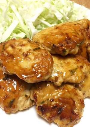 母の定番◎手を汚さず♪鶏つくねの照り焼き-レシピのメイン写真
