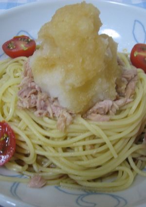 青じそドレッシングたっぷりのスパゲティー-レシピのメイン写真