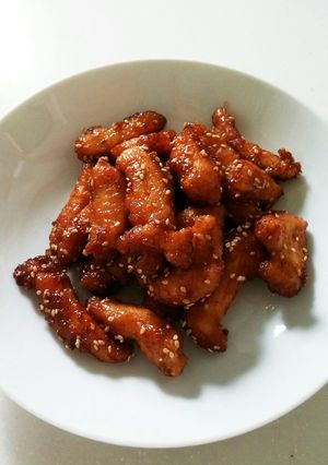 やわらか~とりむね肉の甘辛スティック-レシピのメイン写真