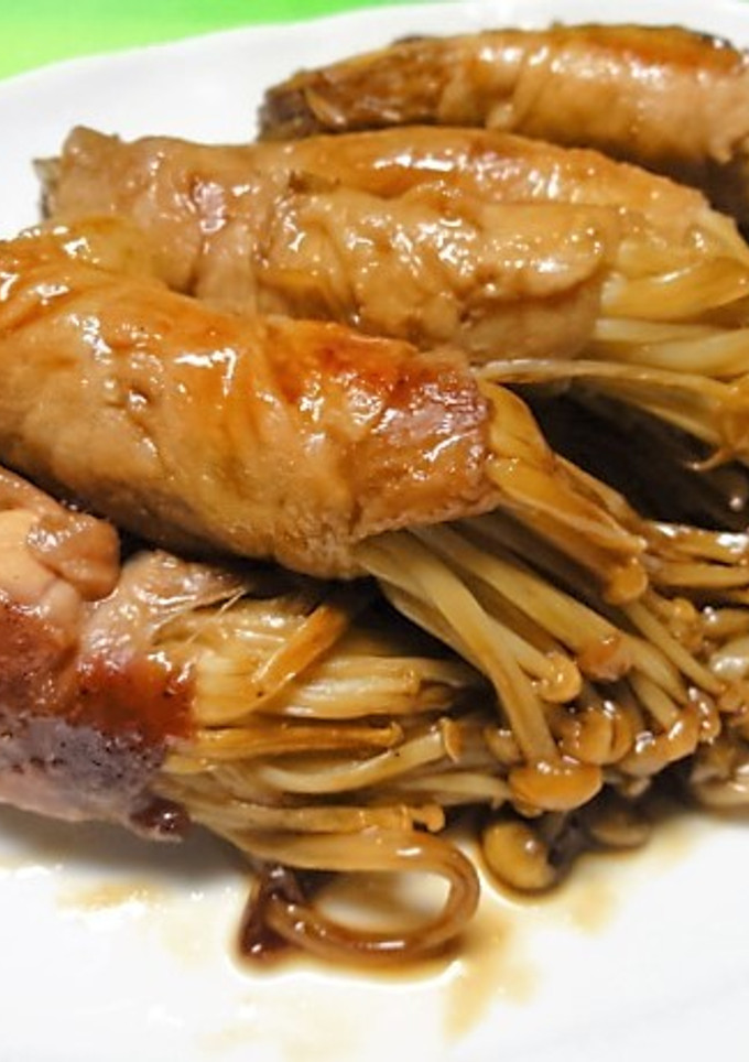 ＊油不使用・エノキの豚肉巻き＊-レシピのメイン写真