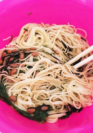 簡単過ぎるネバネバパスタ-レシピのメイン写真