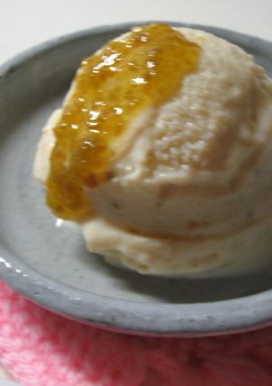 ヘルシー！お豆腐アイス☆梅シロップ☆-レシピのメイン写真