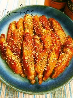 焼肉のたれでスタミナ照り焼きチキンバー-レシピのメイン写真