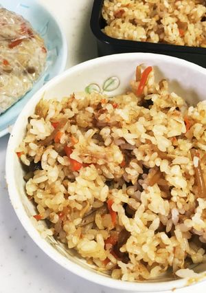 残りご飯deヘルシーな鶏飯（ササミ）-レシピのメイン写真