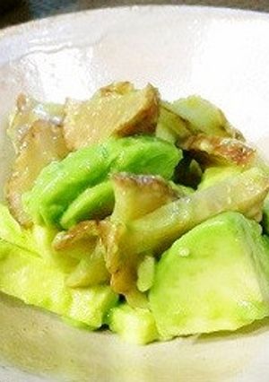 アボカドといぶりがっこの和え-レシピのメイン写真
