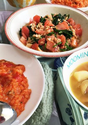 トマトチーズリゾット-レシピのメイン写真