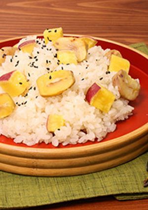 もっちりごはんのさつま芋と栗のおこわ-レシピのメイン写真
