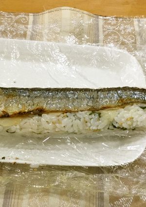 焼きさんま寿司-レシピのメイン写真