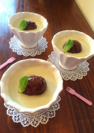 ぷるるん＊お豆腐マロンプリン-レシピのメイン写真