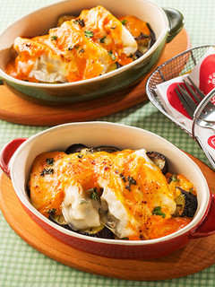なすとギョーザのラザニア風チーズ焼き-レシピのメイン写真